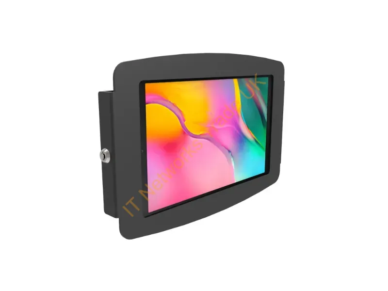 1910GASB - Compulocks Galaxy Tab A 10.1" (2019) Space Enclosure Wall Mount Black