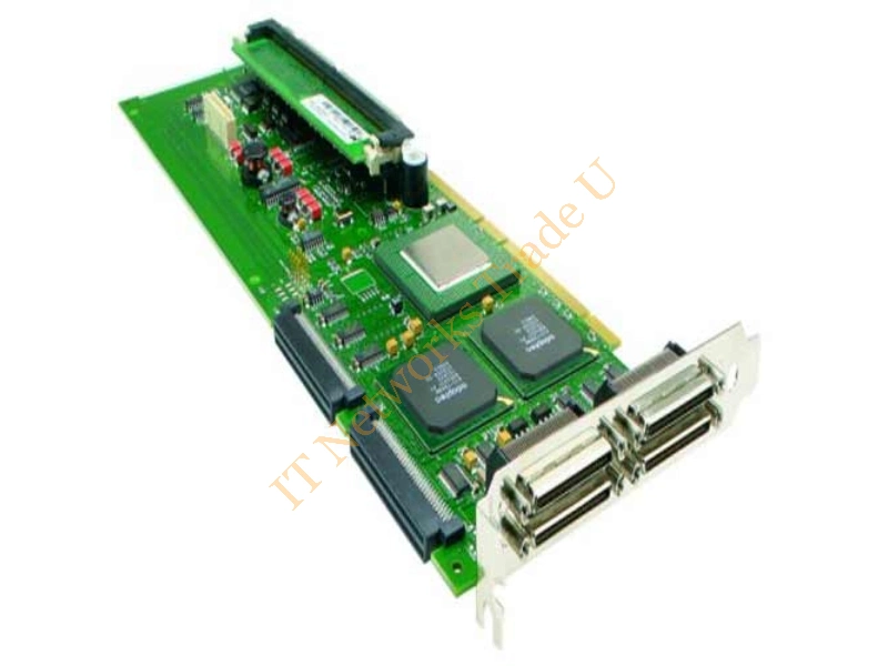 1917400 Adaptec 3410S SCSI RAID Controller 64MB ECC SDRAM Up to 640MBps 2 x 68-pin HD Ultra160 SCSI SCSI Internal 4 x 68-pin VHDCI Ultra160 Storage