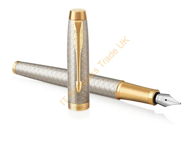 1931684 - Parker IM fountain pen Cartridge filling system Gold, Silver 1 pc(s)