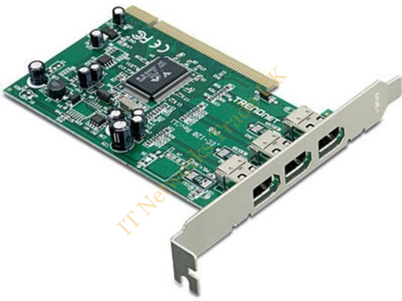 1936800EU-R Adaptec FireConnect Plus 3 Port FireWire Adapter 3 x 6-pin IEEE 1394a FireWire External Plug-in Card