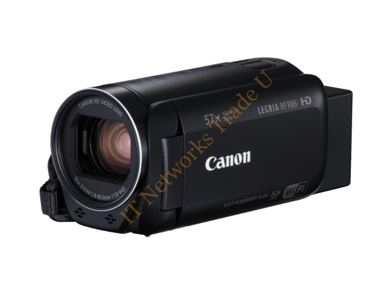 1959C006 - Canon LEGRIA HF R86 Handheld camcorder 3.28MP CMOS Full HD Black Cable
