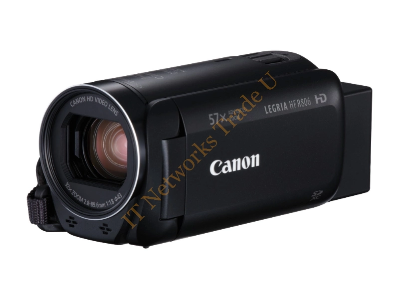 1960C010 - Canon LEGRIA HF R806 Handheld camcorder 3.28MP CMOS Full HD Black Cable