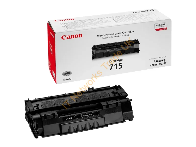 1975B002 - Canon 1975B002/715 Toner cartridge, 3.5K pages/5% for Canon LBP-3310