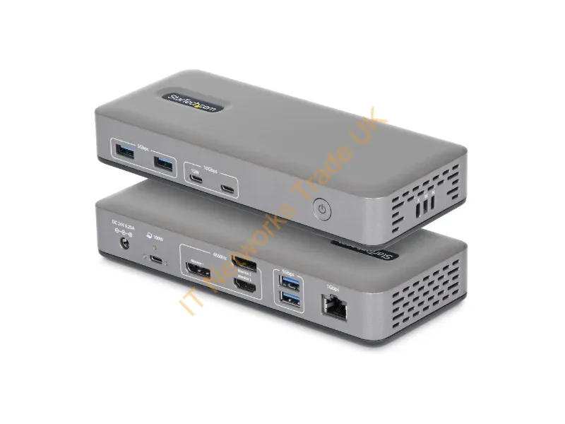 199UE-USBC-DOCK - StarTech.com 199UE-USBC-DOCK laptop dock/port replicator Wired USB 3.2 Gen 2 (3.1 Gen 2) Type-C Grey