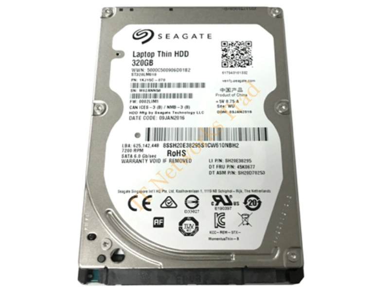 1AD142-259 Seagate 320GB 5400RPM SATA 3Gb/s 2.5-inch Laptop Hard Disk Drive Internal HDD