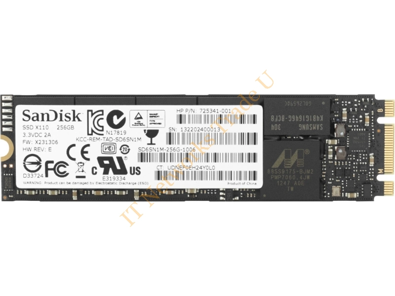 1CA51AA - HP Turbo Drive Gen2 256GB M.2 Solid State Drive (SSD)
