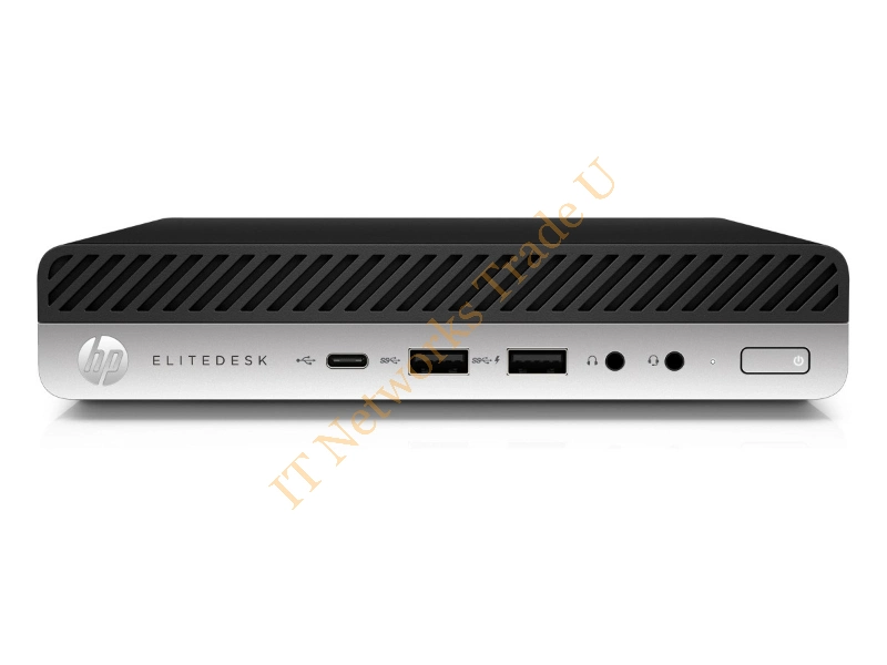 HP EliteDesk 800 35W G3 Mini 2.4GHz i5-7400T Desktop Black, Silver Mini PC Workstation Systems