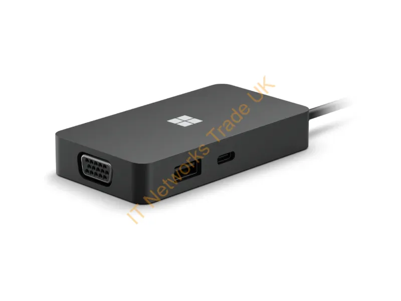 1E4-00001 - Microsoft 1E4-00001 Notebook Dock/Port Replicator Usb 3.2 Gen 2 (3.1 Gen 2) Type-C Black
