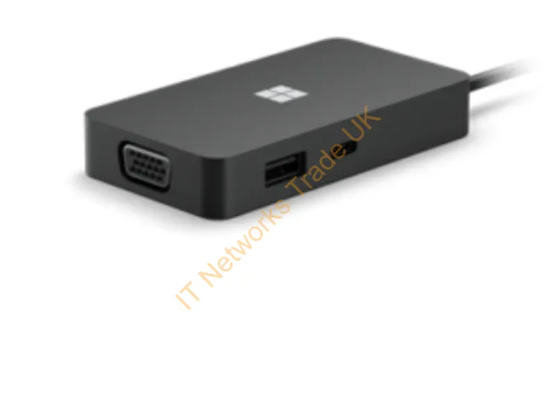 1E4-00002 - Microsoft 1E4-00002 laptop dock/port replicator Black