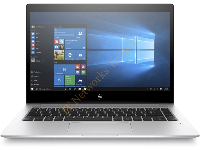 HP EliteBook 1040 G4 2.8GHz i7-7600U 14" 1920 x 1080pixels Silver Notebook Laptop System