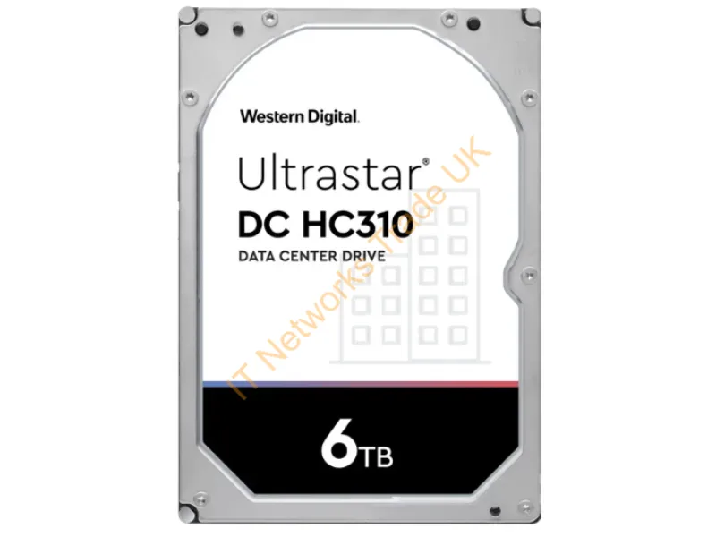 1EX1185 - Western Digital Ultrastar Dc Hc310 Internal Hard Drive 6 Tb 7200 Rpm 256 Mb 3.5" Sas