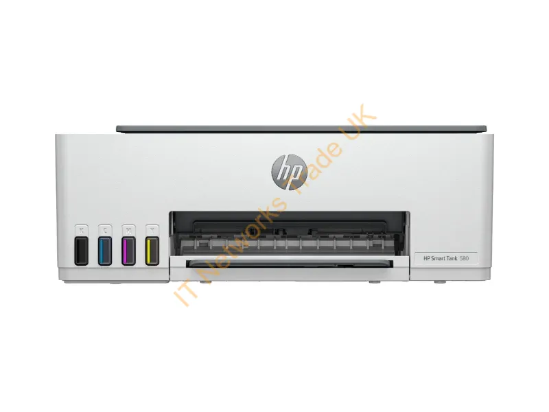 1F3Y2A - HP Smart Tank 580 All-in-One Printer, Home and home office, Print, copy, scan, Wireless; High-volume printer tank; Print from phone or tablet; Scan to PDF