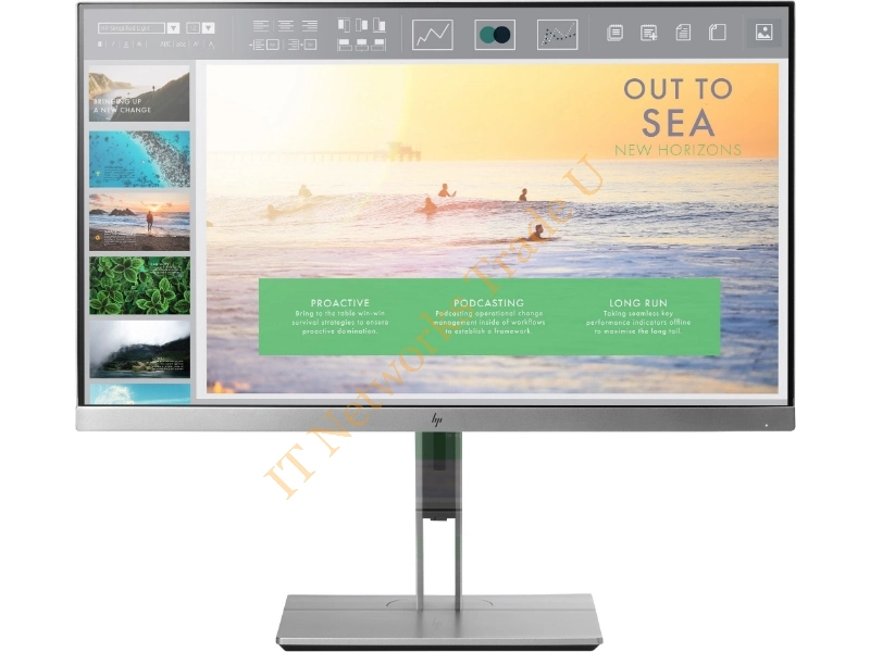 1FH46AA#ABU - HP EliteDisplay E233 23" Full HD LED Black, Silver computer monitor