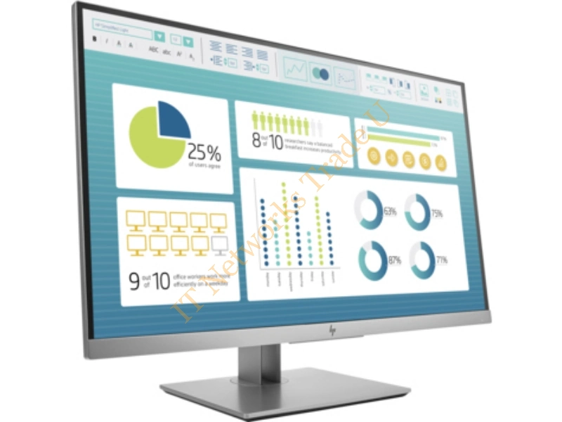 1FH50AA#ABB - HP EliteDisplay E273 27" Full HD Silver computer monitor