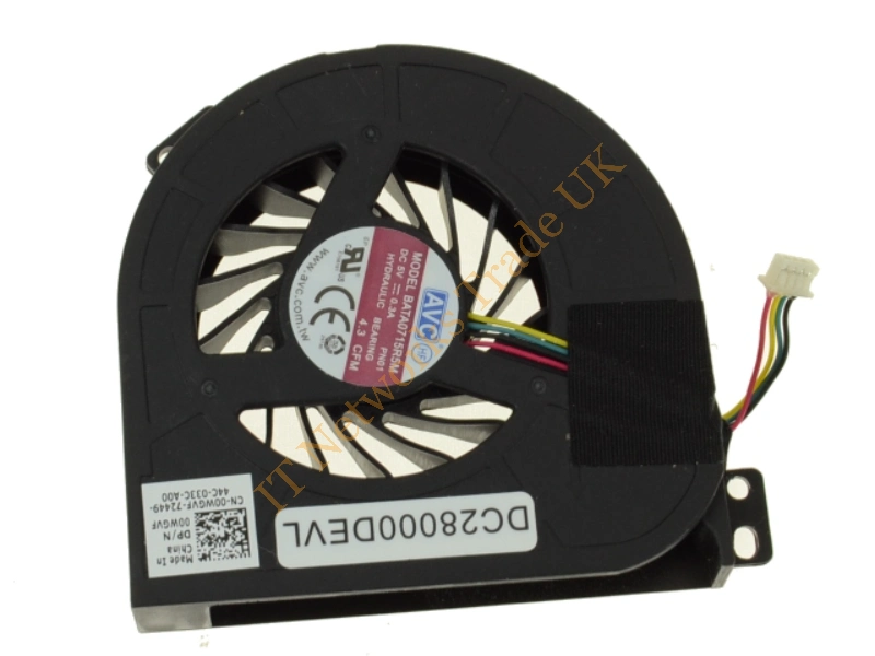 1GRYN Dell Laptop Fan Precision M4800 Cooling Fan