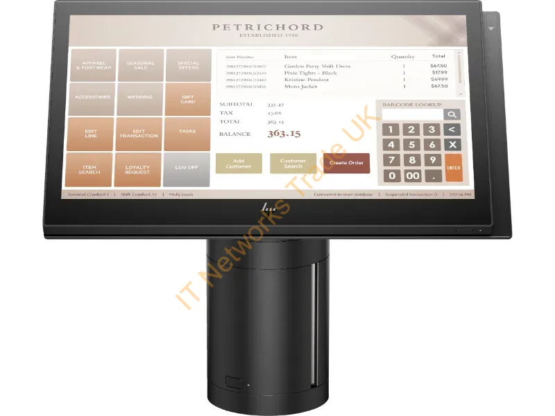 1L0X7UT#ABA - Hp Engage One 145 All-In-One Touch I5-7300U 2.6 Ghz 14" 1920 X 1080 Pixels