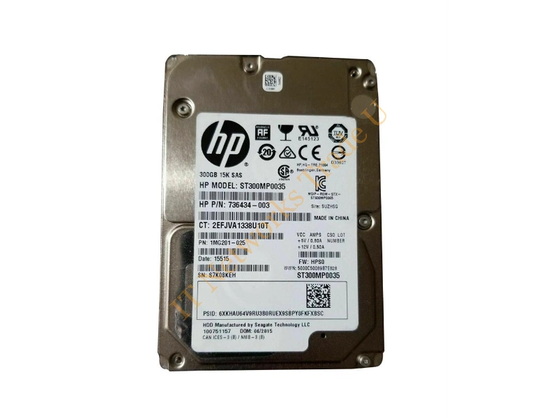 1MG201-001 Seagate 300GB 15000RPM SAS 12Gb/s 2.5-inch Server Hard Drive Internal HDD