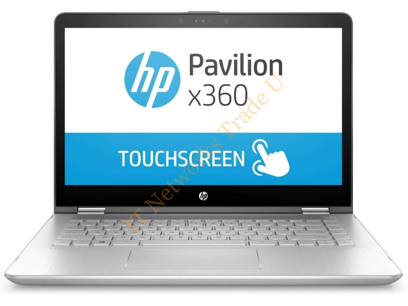 HP Pavilion x360 14-ba016na 2.40GHz i3-7100U 14" 1920 x 1080pixels Touchscreen Aluminium, Silver Hybrid (2-in-1) Laptop System