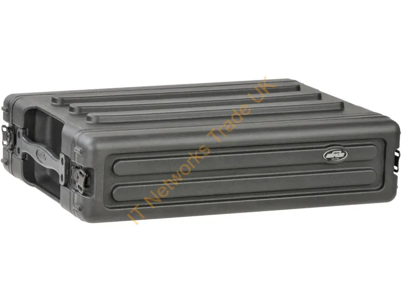 1SKB-R2S - Skb Roto-Molded 2U Shallow Rack Black