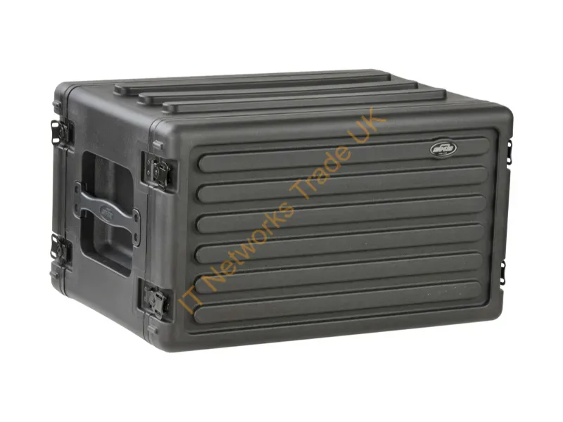 1SKB-R6S - Skb Roto-Molded 6U Shallow Rack Black