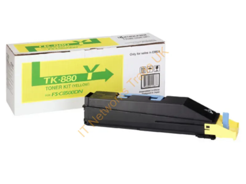 1T02KAANL0 - KYOCERA 1T02KAANL0 (TK-880 Y) Toner yellow, 18K pages Accessory