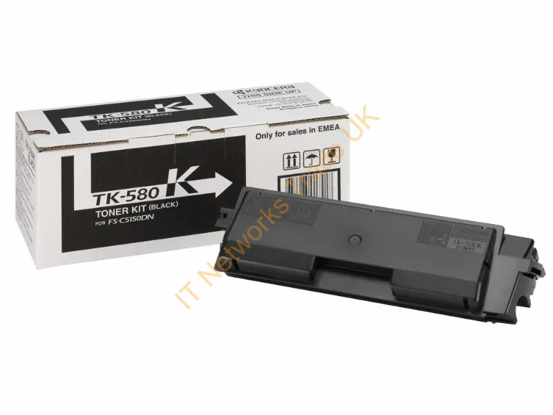 1T02KT0NL0 - Kyocera 1T02KT0NL0/TK-580K Toner black, 3.5K pages ISO/IEC 19798 for Kyocera FS-C 5150