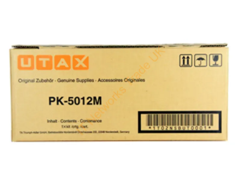 1T02NSBUT0 - Utax 1T02NSBUT0/PK-5012M Toner-kit magenta, 10K pages ISO/IEC 19798 for TA P-C 3065