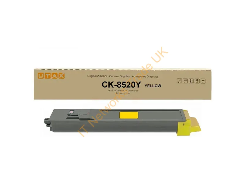 1T02P3AUT0 - Utax (TA Triumph-Adler GmbH) ck-8520Y Toner yellow 1T02P3AUT0 TA P-C 2480 Original Toner Cartridge