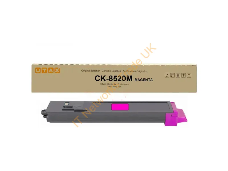 1T02P3BUT0 - Utax (TA Triumph-Adler GmbH) Toner 1T02P3BUT0 ck-8520M Magenta Original Toner Cartridge
