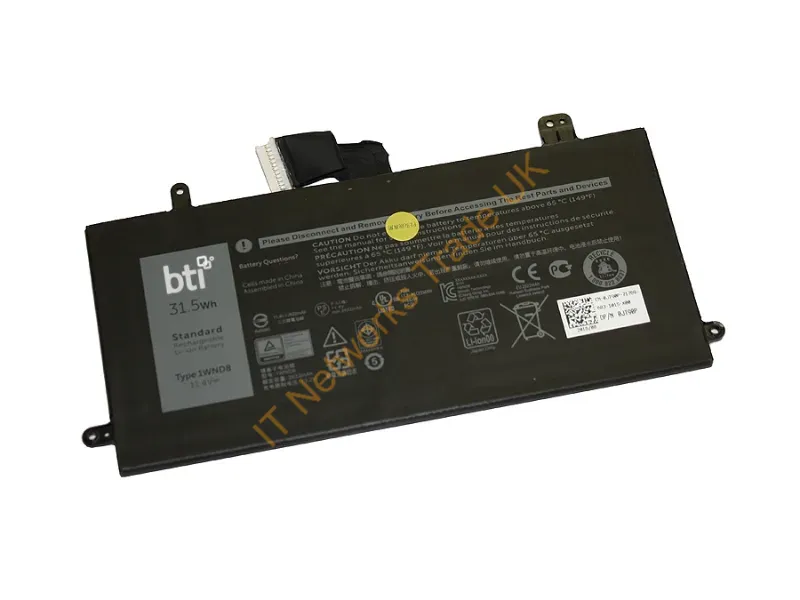 1WND8-BTI - Bti 1Wnd8- Industrial Rechargeable Battery Lithium-Ion (Li-Ion) 2622 Mah 11.4 V