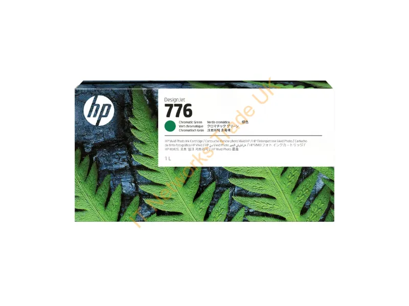 1XB03A - Hp 776 1-Liter Chromatic Green Ink Cartridge