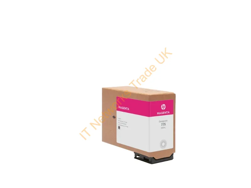 1XB18A - Hp 775 500-Ml Magenta Ink Cartridge