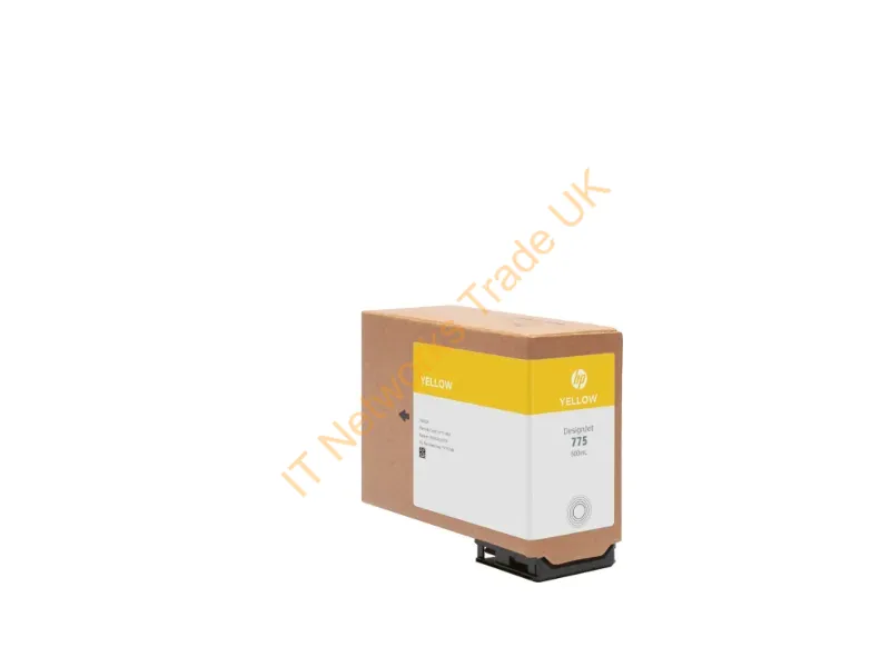 1XB19A - Hp 775 500-Ml Yellow Ink Cartridge