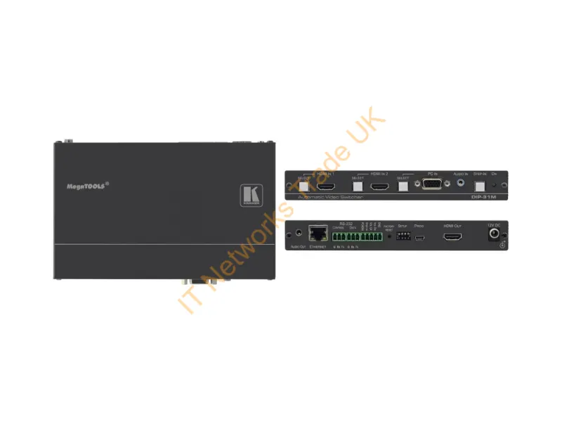 20-8035801290 - Kramer Electronics Dip-31 Av Extender Av Transmitter Black