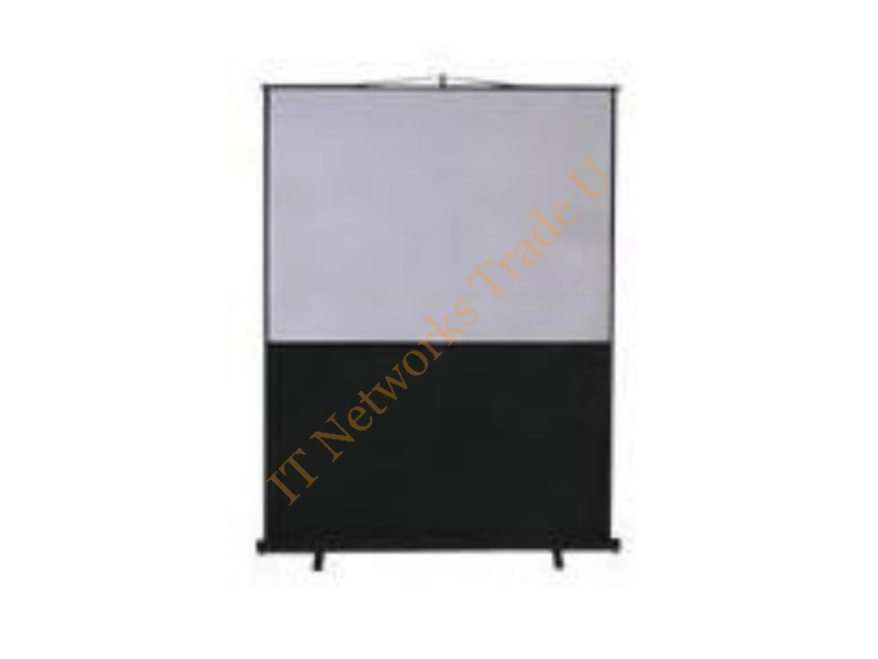 201462V - Metroplan Leader Portable Floor Screen 89" 4:3 Black,White projection screen Accessory