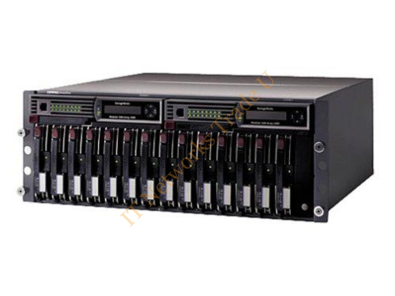 201723-B21 HP 14 Bays Rack Mount Fibre Channel Hard Drive Array Enclosure 4u StorageWorks Modular San Array 1000 Network Storage System
