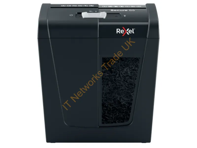 2020121EU - Rexel Secure S5 Strip Cut Paper Shredder P2
