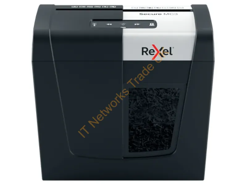 2020128EU - Rexel Secure MC3 Whisper-Shred Micro Cut Paper Shredder P5