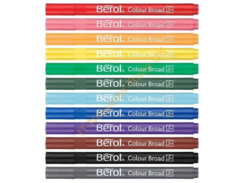 2057598 - Berol COLOUR BROAD CLASSPK AST PK288