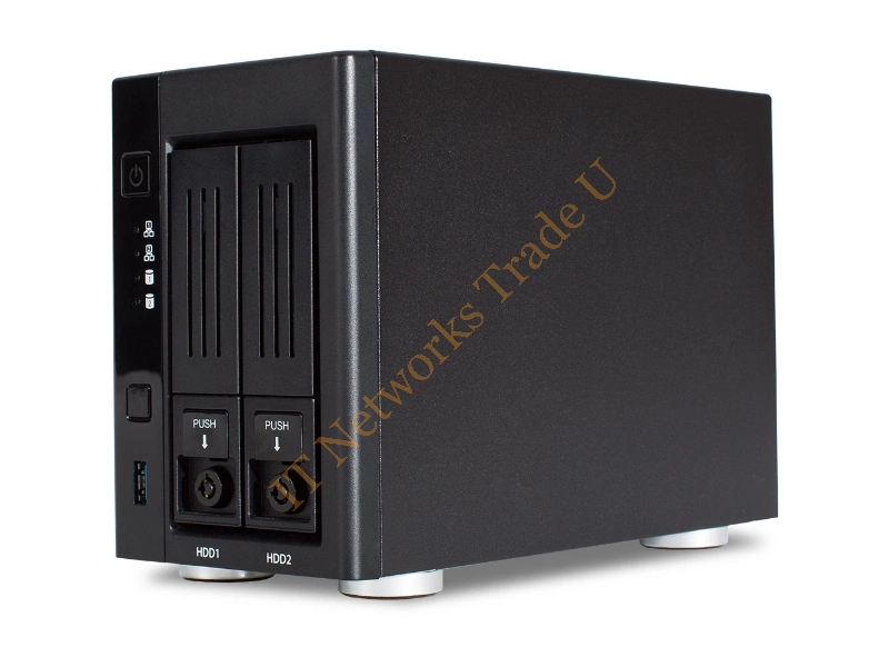2060117 - Wortmann AG TERRA NASBOX 2-0000 Desktop Ethernet LAN Black NAS Servers