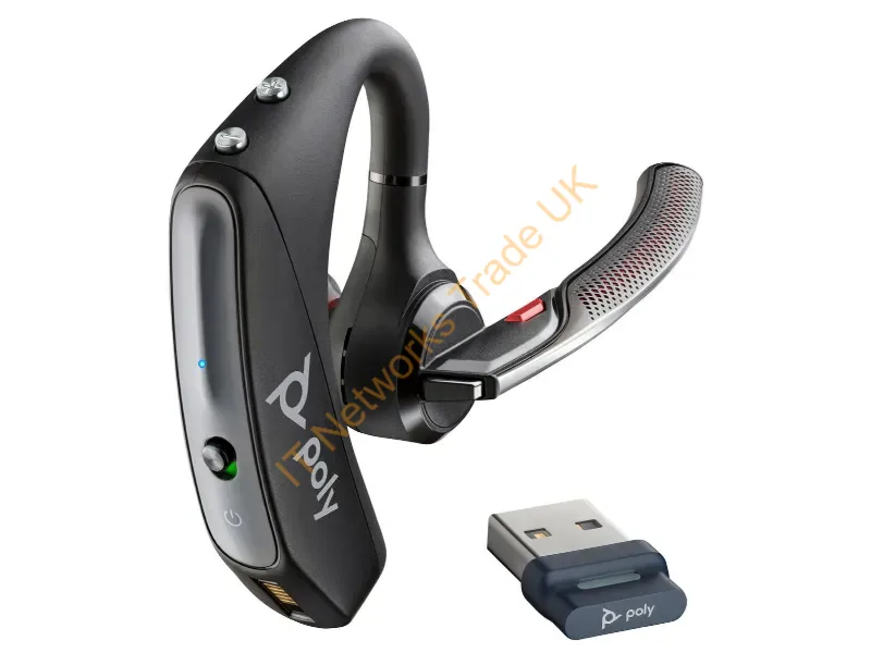 206110-102 - HP Poly Voyager 5200 USB-A Bluetooth Headset +BT700 dongle