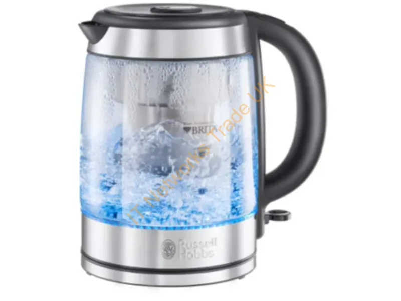 20760-57 - Russell Hobbs Clarity electric kettle 1.5 L 2200 W Stainless steel, Transparent