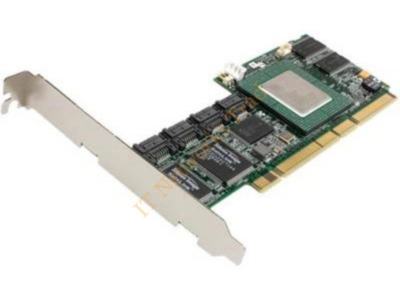 2083700-INT Adaptec 2410SA Serial ATA RAID Controller 64MB ECC SDRAM Up to 150MBps 4 x 7-pin SATA Serial ATA/150 Serial ATA Internal
