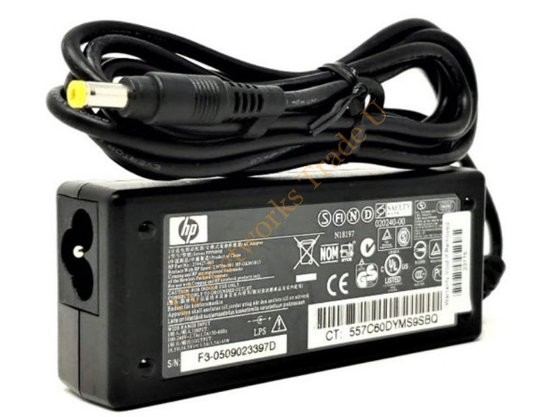 209126-001 HP 65-Watts 18.5V 3.5A AC Adapter for Pavilion and Presario Notebook PCs Power Adapter