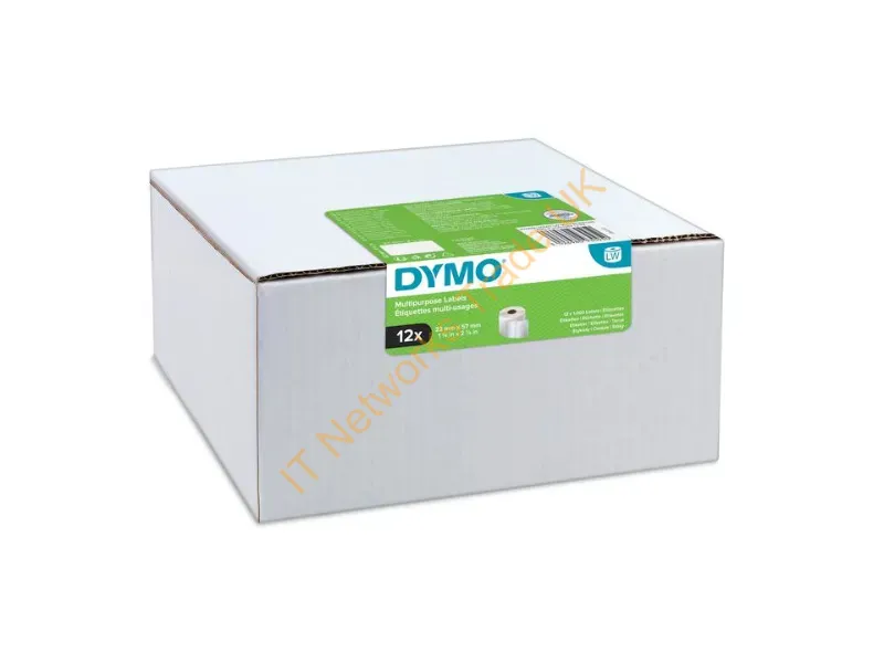 2093093 - Dymo 2093093 DirectLabel-etikettes 89mm x36mm Pack=12 for Dymo LW 550 60mm/400 Duo/60mm