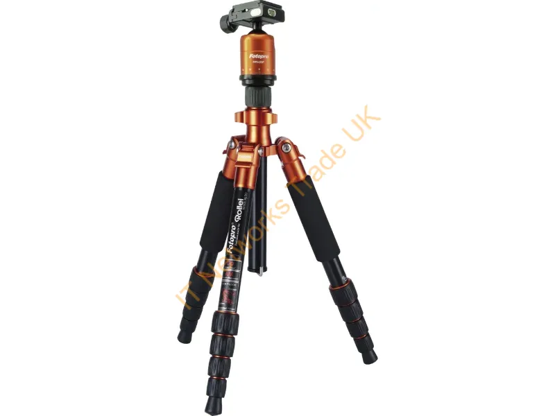 20934 - Rollei Compact Traveler No. 1 tripod Digital/film cameras 3 leg(s) Black, Orange
