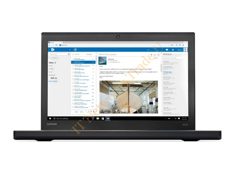 Lenovo ThinkPad X270 2.3GHz i5-6200U 12.5" 1920 x 1080pixels Black Notebook Laptop System