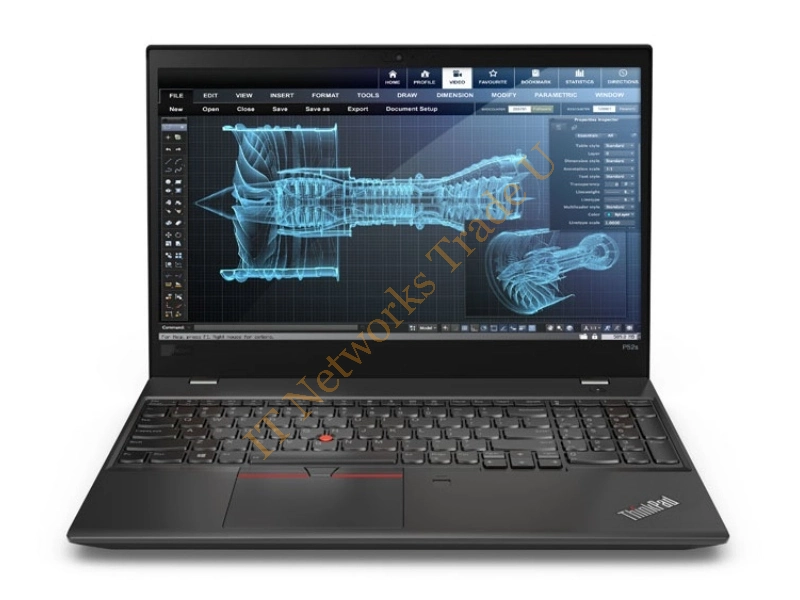 Lenovo ThinkPad P52s 1.8GHz i7-8550U 15.6" 1920 x 1080pixels Black Mobile workstation Laptop System