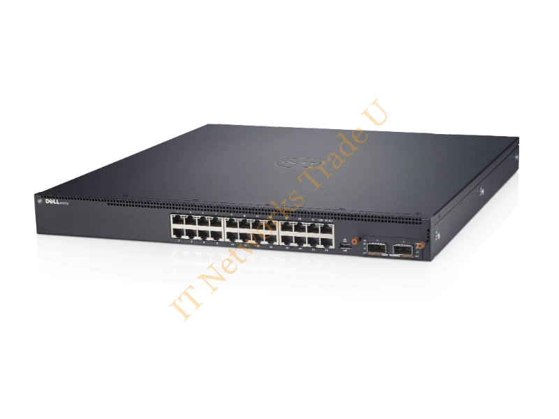 210-ABVS Dell PowerConnect N4032 24-Ports 24 x 10GBase-T Layer 3 Managed Stackable Rack-Mountable Network Switch