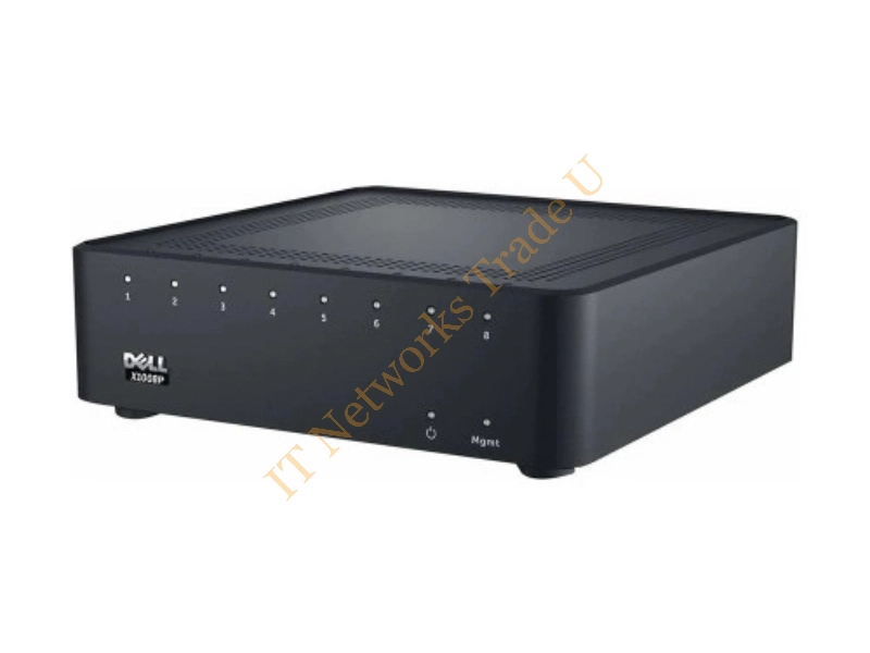210-ADPQ Dell Networking X1008P 8-Port 8 x 10/100/1000 Gigabit Ethernet Layer 2 Managed Networking Switch